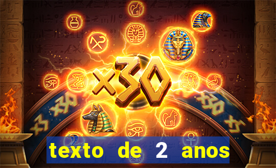 texto de 2 anos de namoro